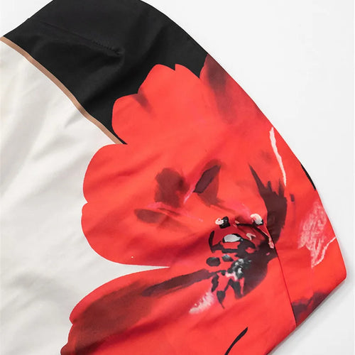 Load image into Gallery viewer, Strapless Floral Print Sexy Maxi Dress Women Gown Off-shoulder Sleeveless Backless A-line Club Long Dress Vestido
