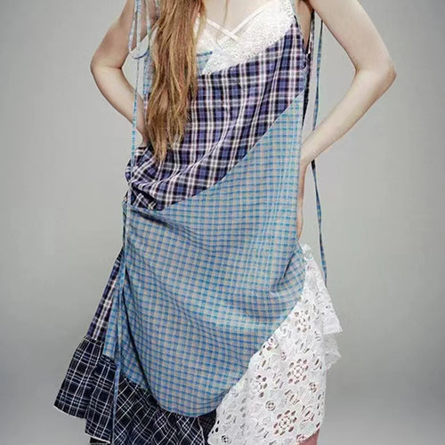 Load image into Gallery viewer, Hit Color Slimming Dresses For Women Square Neck Sleeveless High Waist Chic Long Dress Female Fashion Clothes New
