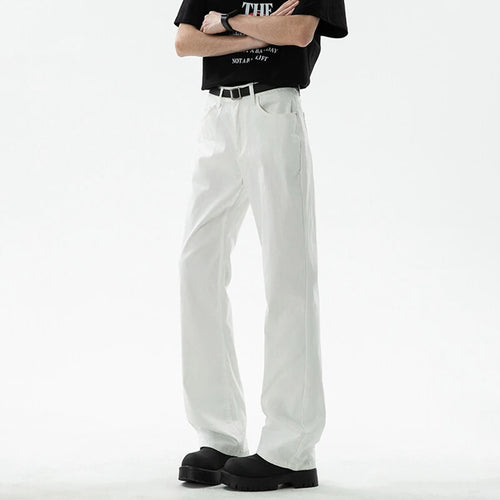 Load image into Gallery viewer, Men&#39;s Jeans New American Style Solid Color Simple Trendy High Street Straight Leg Stylish Male Sunmmer Trousers 9W1855
