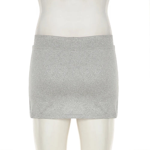 Load image into Gallery viewer, Casual Solid Side Fork Super Short Culottes Women Summer Slimming Sporty Drawstring Mini Bottoms Low Waist Skirt 2025
