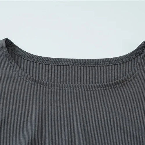 Load image into Gallery viewer, Ribbed Bandage Sexy Maxi Dress For Women Solid Lace-up O Neck Long Sleeve High Waist Elegant Long Dress Fashion
