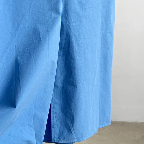 Load image into Gallery viewer, Women Blue With Bag Brief Elegant Long Vest Dress New Round Neck Sleeveless Fashion Tide Spring Autumn 2025 1DJ1112
