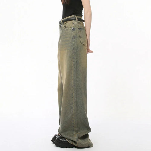 Load image into Gallery viewer, Men's Wear Straight Denim Pants Spring New Fashion Jeans Vintage Washed Wide Leg Trousers Trendy Menwear Summer 9C2019
