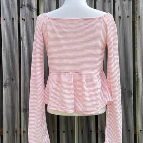 Load image into Gallery viewer, Korean Women Bandage Bow Cardigans Vintage Fairy Y2k Aesthetic Striped Coat Streetwear Fashion Casual Chic Fairy Cardigan Femme
