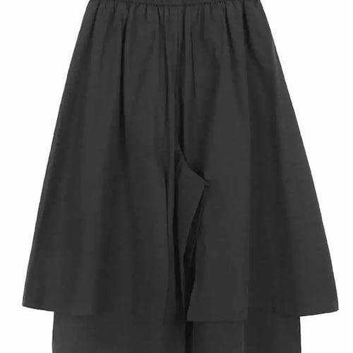 Load image into Gallery viewer, High Elastic Waist Khaki Spliced False Two Long Wide Leg Pants New Trousers Women Fashion Tide Spring Autumn 2025 1DJ0134
