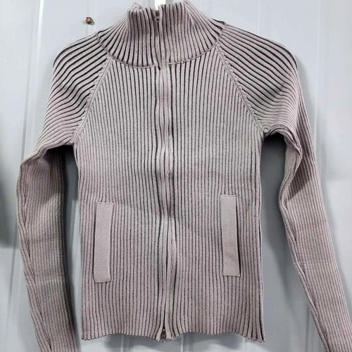 Load image into Gallery viewer, Vintage Zip Up Cardigan Womens Coats Korean Knitted Streetwear Stand  Collar Sweaters 2025 Slim All Match Striped Y2k Jackets
