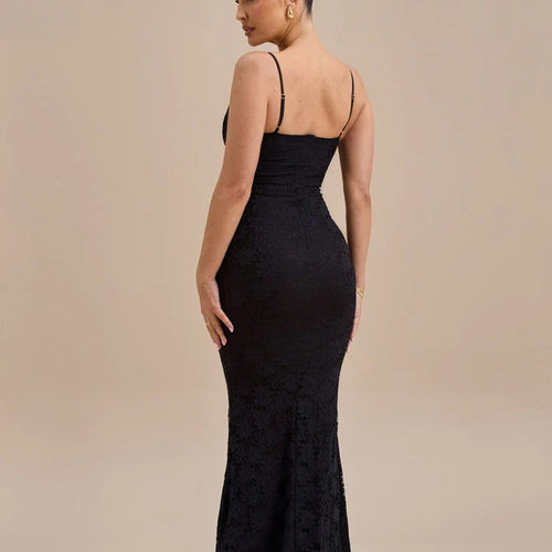 Load image into Gallery viewer, Spaghetti Strap Backless Sexy Maxi Dress For Women Gown Elegant Sleeveless Evening Club Party Bodycon Dress Clubwear

