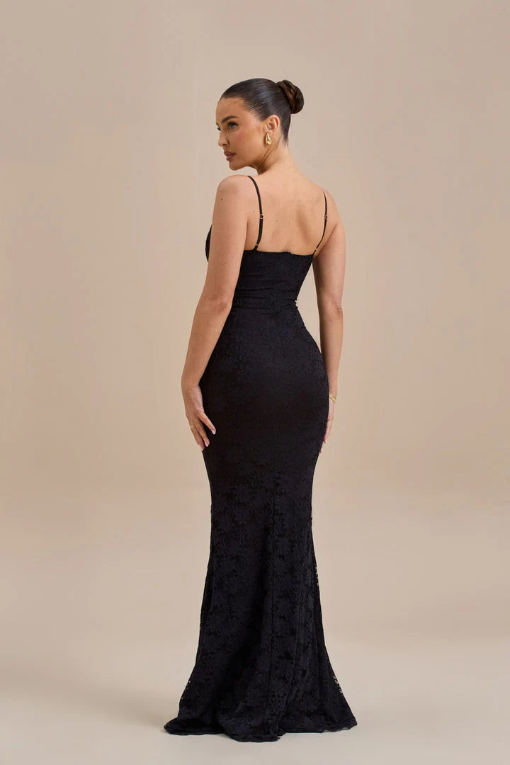 Spaghetti Strap Backless Sexy Maxi Dress For Women Gown Elegant Sleeveless Evening Club Party Bodycon Dress Clubwear