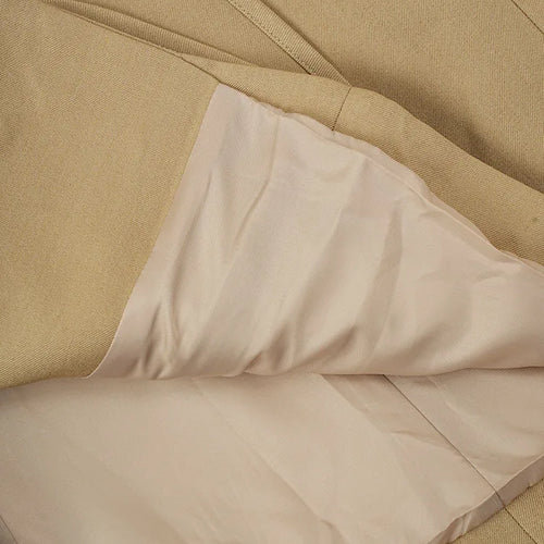 Load image into Gallery viewer, Women Khaki Irregular Spliced Shaped Elegant Blazer New Lapel Long Sleeve Jacket Fashion Tide Spring Autumn 2025 CPDB255
