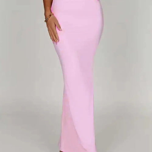 Load image into Gallery viewer, Thickened Fabric Sexy Maxi Skirt Women 2023 Autumn Winter New Solid High Waist Skinny Club Party Long Skirt Elegant
