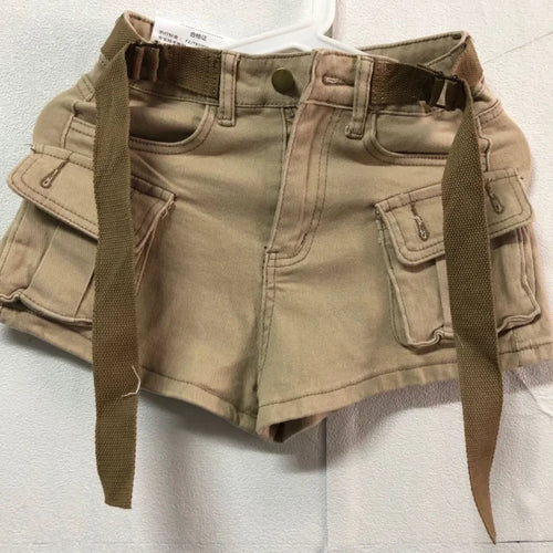 Load image into Gallery viewer, Women&#39;s Cargo Pants Denim Shorts 2024 New Botttoms High Waist Casual Summer Y2k Short Fashion Pantalones Cortos De Mujer 49B671
