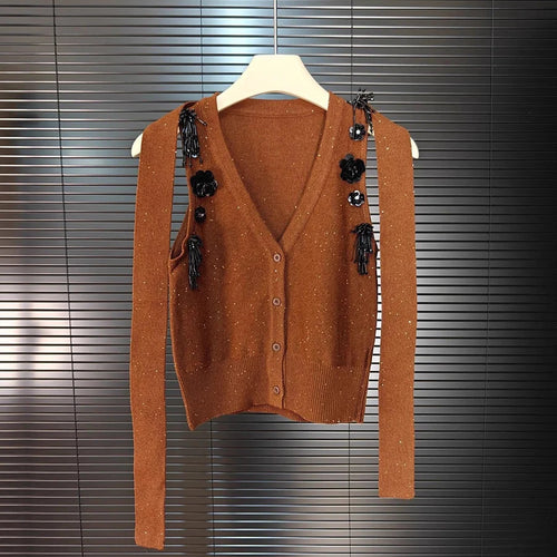 Load image into Gallery viewer, Solid Spliced Button Slimming Vests For Women V Neck Sleeveless Temperament Short Vest Female Fashion Style Clothes
