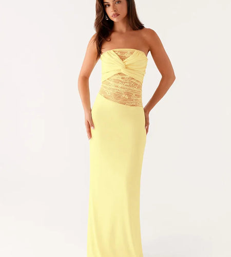 Off-shoulder Backless Sexy Maxi Dress Women Gown Fashion Patchwork See Through Lace Sleeveless Beach Long Dress 2025