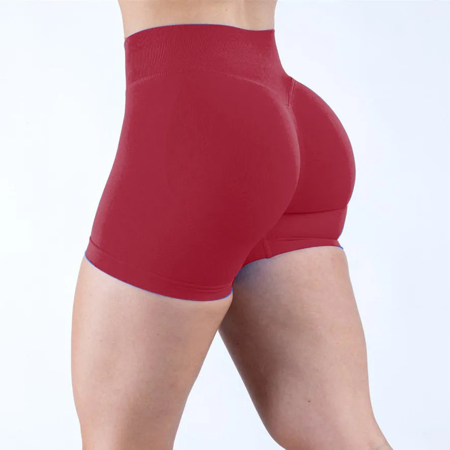 Impact Gym Shorts Woman High Support Fitness Sports Biker Short Workout Scrunch Butt Yoga Seamless Leggings Running Skipping