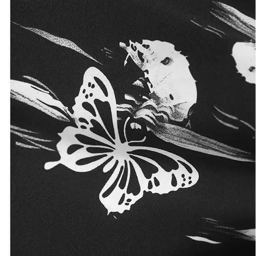 Load image into Gallery viewer, Women Black Knitting Pattern Printed Big Size Midi Dress New V-Neck Long Sleeve Fashion Tide Spring Autumn 2025 1DH7690
