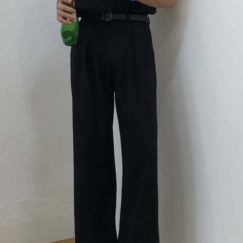 Load image into Gallery viewer, Men&#39;s Wear Autumn New Casual Pants Men&#39;s Fashion All-match Straight Trousers Loose Wide Leg Vintage High Waist 9Y1937
