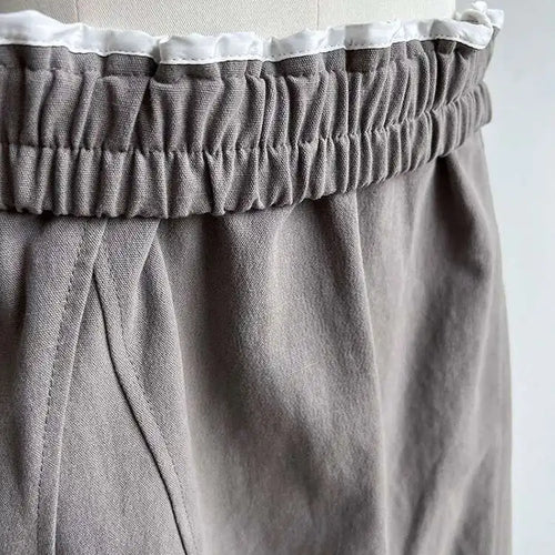 Load image into Gallery viewer, High Elastic Waist White Brief Elegant Pocket Bud Half-body Skirt Women Fashion Tide New Spring Autumn 2025 1DH9979
