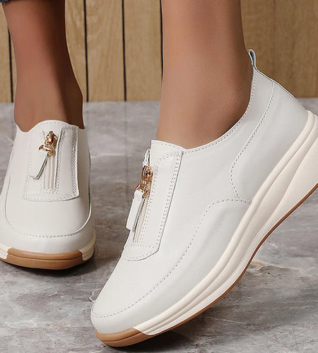 Women's Sports Shoes 2025 New White Shoes Woman Flats Casual Shoes Zapatillas De Mujer Flat Sneakers Casual Footwear Women