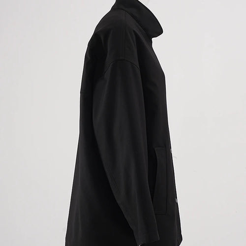 Load image into Gallery viewer, Women Khaki Big Size Casual Trench New Stand Collar Long Sleeve Windbreaker Fashion Tide Spring Autumn 2025 CPG2470
