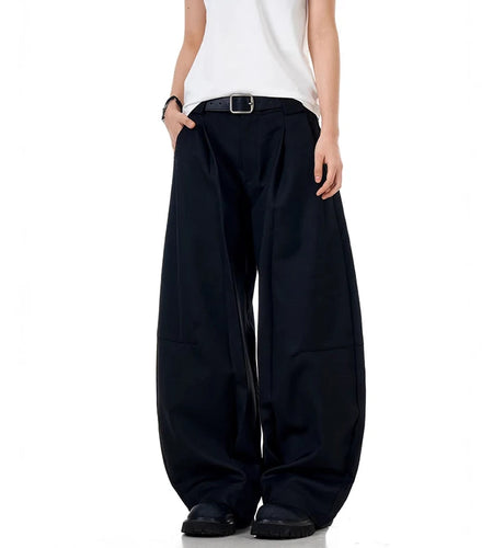 Men's Suit Pants New American Style Bending Knifer Solid Color Trendy Casual Male Straight Leg Summer Trousers 9W1732