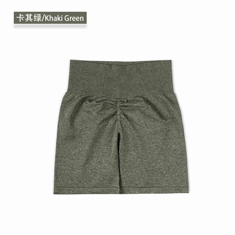 High Waist Nylon Scrunch Yoga Pant Women Sport Legging Gym Squat Proof Fitness Hip Lift Workout Shorts Tights Active Wear