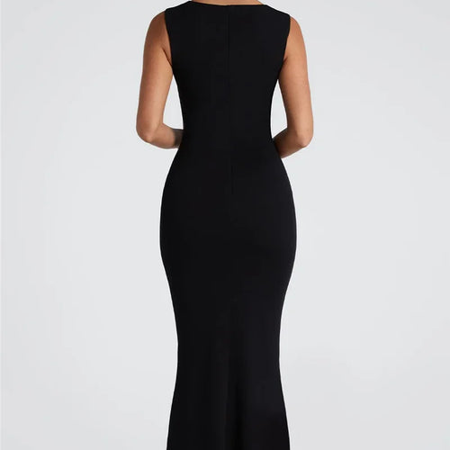 Load image into Gallery viewer, Square Collar Sleeveless Sexy Maxi Dress For Woman Fashion Spring Summer New High Waist Bodycon Club Party Long Dress
