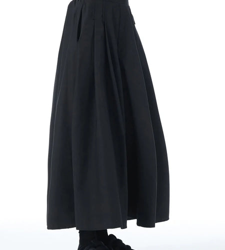 High Elastic Waist Black Brief Pleated Long Wide Leg Pants New Trousers Women Fashion Tide Spring Autumn 2025 1DJ0952