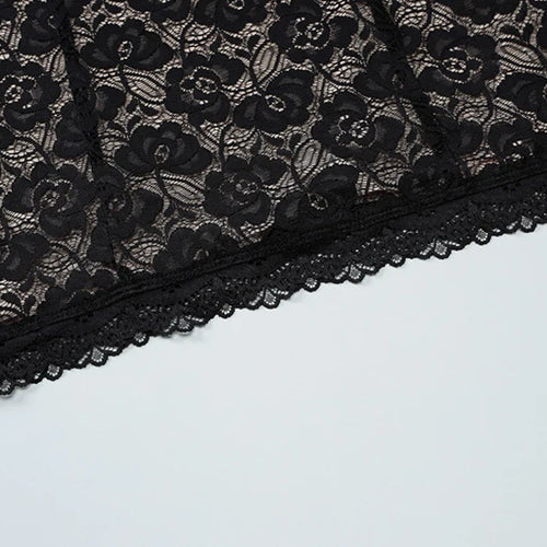 Load image into Gallery viewer, Lace Spaghetti Strap Sexy Mini Dress For Women Robe Fashion Off-shoulder Sleeveless Backless Floral Print Skinny Dress
