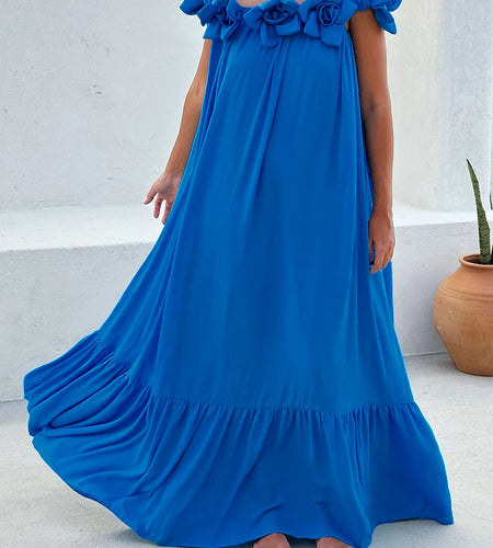 Solid Spliced Appliques Slimming Dresses For Women Slash Neck Sleeveless High Waist Temperament Dress Female New