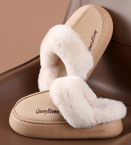 Women's Boots 2025 New Winter Shoes For Women Fur Boots Winter Slip On Botas Mujer Fashion Furry Indoor Outwear Brown Botines