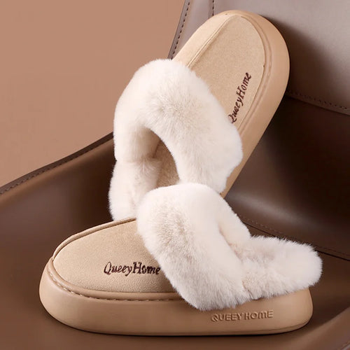 Load image into Gallery viewer, Women&#39;s Boots 2025 New Winter Shoes For Women Fur Boots Winter Slip On Botas Mujer Fashion Furry Indoor Outwear Brown Botines
