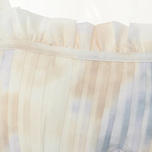 Load image into Gallery viewer, Women Pattern Printed Elegant Long Dress New Square Collar Long Puff Sleeve Fashion Tide Spring Autumn 2025 1DJ0340
