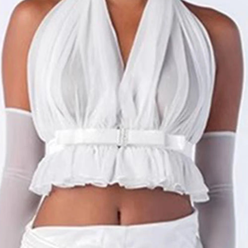 Load image into Gallery viewer, Solid Slimming Two Piece Set For Women V Neck Sleeveless Vest High Waist Slimming Dress Female Fashion Style New
