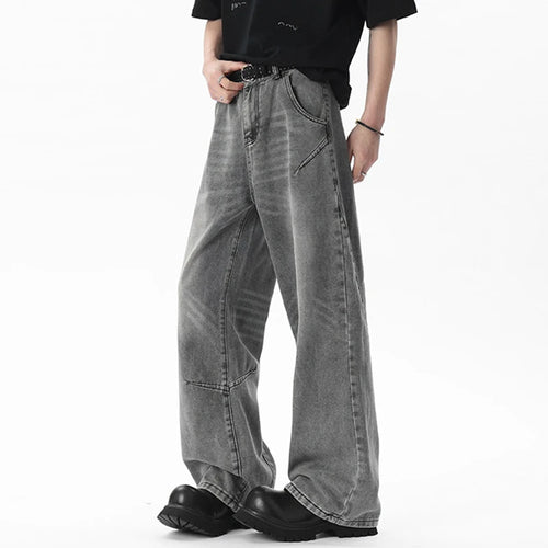 Load image into Gallery viewer, Men's Jeans New Summer Three Dimensional Splicing Design American High Street Straight Leg Male Denim Pants 2025 9W1660
