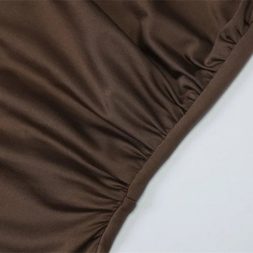 Load image into Gallery viewer, Summer Ruched Split Maxi Dress Women Gown Fashion Solid O Neck Sleeveless High Waist Tank Dress 2025 New Dresses
