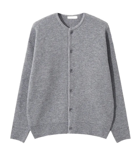 Round Collar Men's Sweaters Knitting Korean Style Single Breasted Solid Color Loose Male New Spring Cardigan Fashion 9W1195