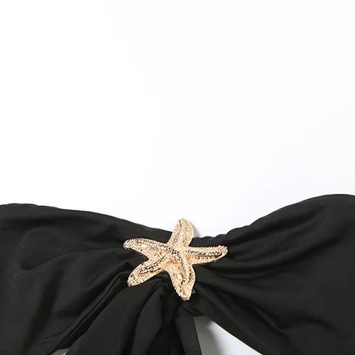 Load image into Gallery viewer, Strapless Sexy Tops And Skirt 2 Pieces Sets Wome Lace Sleeveless Crop Tops And See Through Long Skirt Two Pieces Sets
