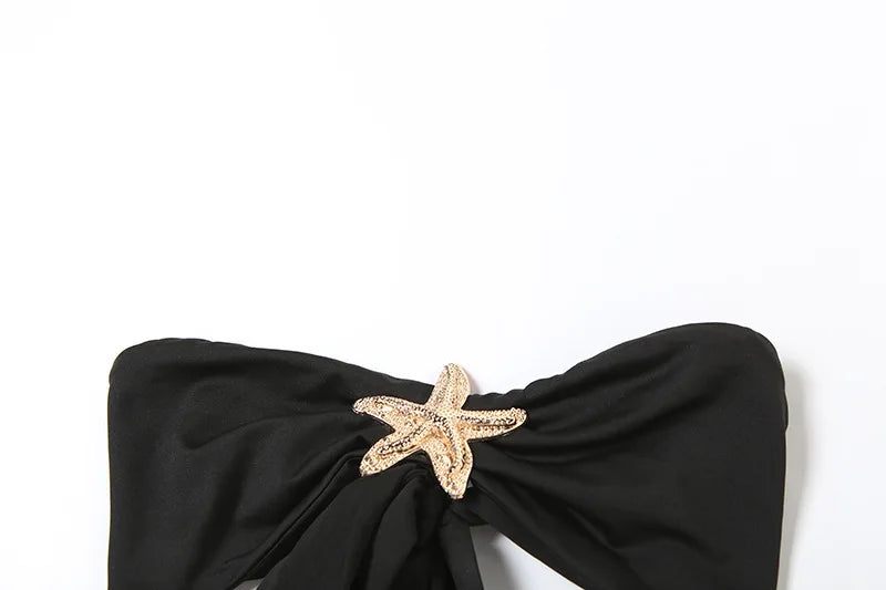 Strapless Sexy Tops And Skirt 2 Pieces Sets Wome Lace Sleeveless Crop Tops And See Through Long Skirt Two Pieces Sets