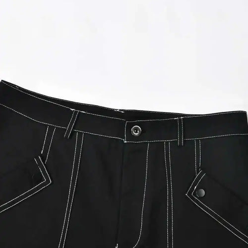 Load image into Gallery viewer, Black Jacket Big Size Wide Leg Pants Two Piece Suit New Lapel Long Sleeve Women Fashion Tide Spring Autumn 2025  CPG0425
