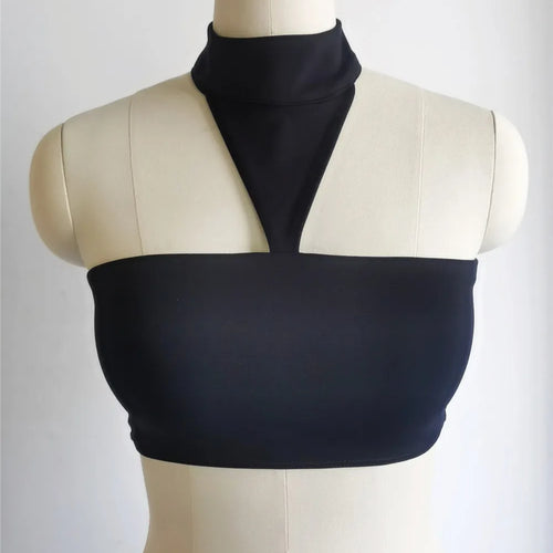 Load image into Gallery viewer, Pad Nylon High End Halter Sports Bra Sports Top Push Up Gym Crop Top Fitness Underwear Running Yoga Bra Active Wear
