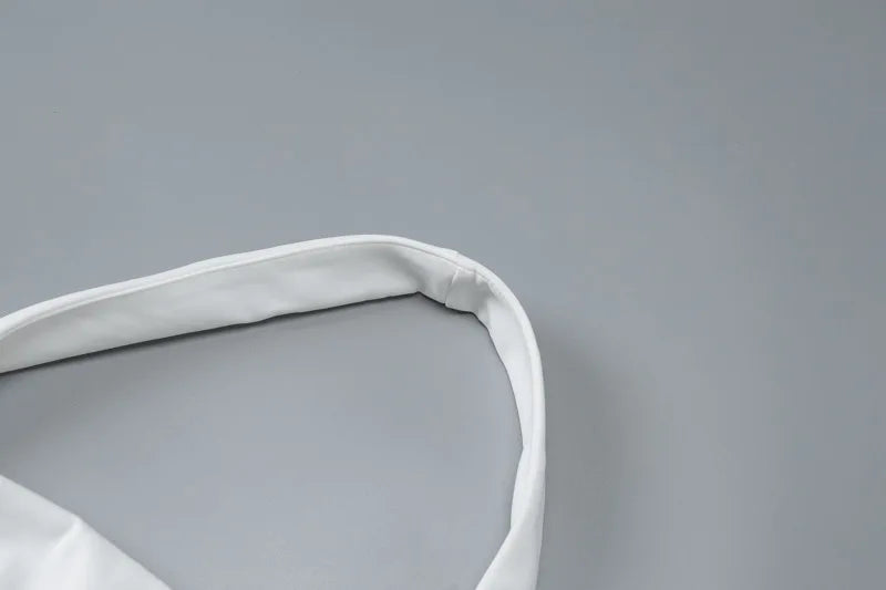 Halter Square Collar Backless Mini Dress For Women Fashion Solid Sleeveless A-line Loose Club Party Sexy Dress Elegant