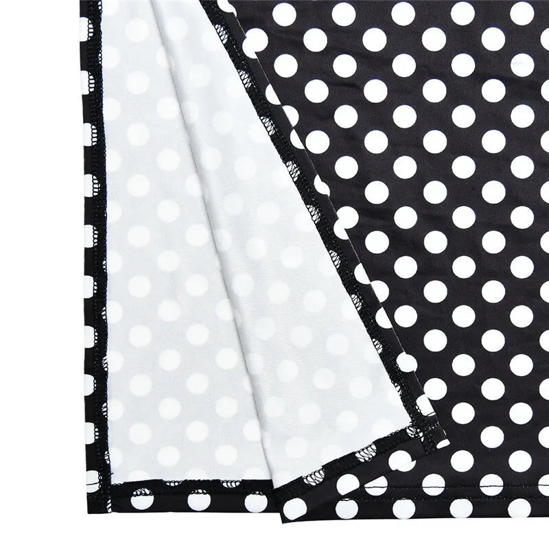 Off-shoulder Polka Dot Maxi Dress For Women Gown Fashion Halter Sleeveless Backless bodycon Split Long Dress Elegant