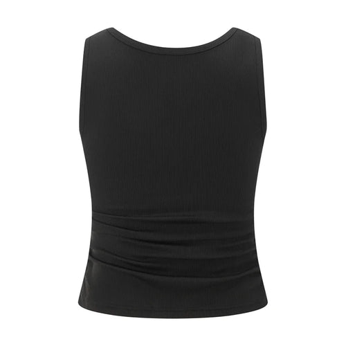 Load image into Gallery viewer, Fairycore Tank Top y2k Clothes Women Round Neck Sleeveless T Shirt with Bow Decor 2000s Aesthetic Clothing Streetwear
