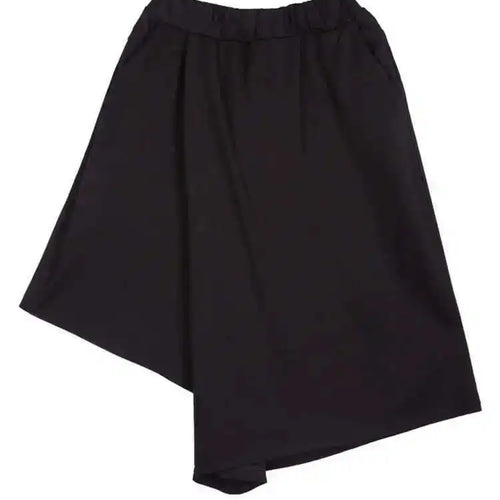 Load image into Gallery viewer, High Elastic Waist Black Irregular Casual Pants New Loose Fit Trousers Women Fashion Tide Spring Autumn 2025 1DF4734
