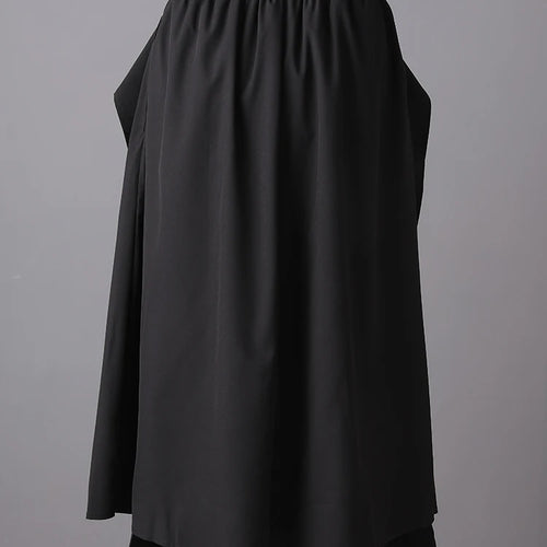 Load image into Gallery viewer, High Elastic Waist Black Irregular Spliced Long Wide Leg Pants New Trousers Women Fashion Tide Spring Autumn 2025 CPG2994
