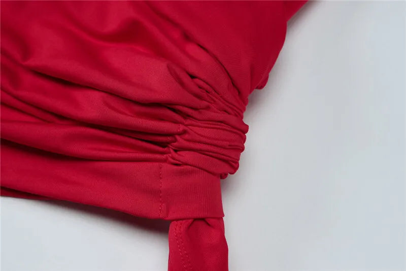 Oblique Shoulder Backless Irregular Sexy Mini Dress For Women Fashion Sleeveless Draped Ruched Club Dress Elegant