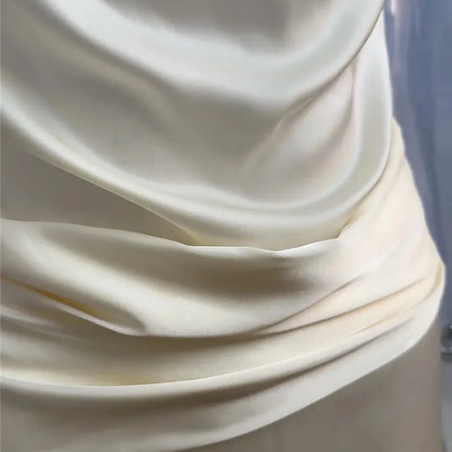 Load image into Gallery viewer, Satin Backless Sexy Maxi Dress For Women Elegant Rose Thigh High Split Beach Holiday Long Dress Gorgeous Club Gown
