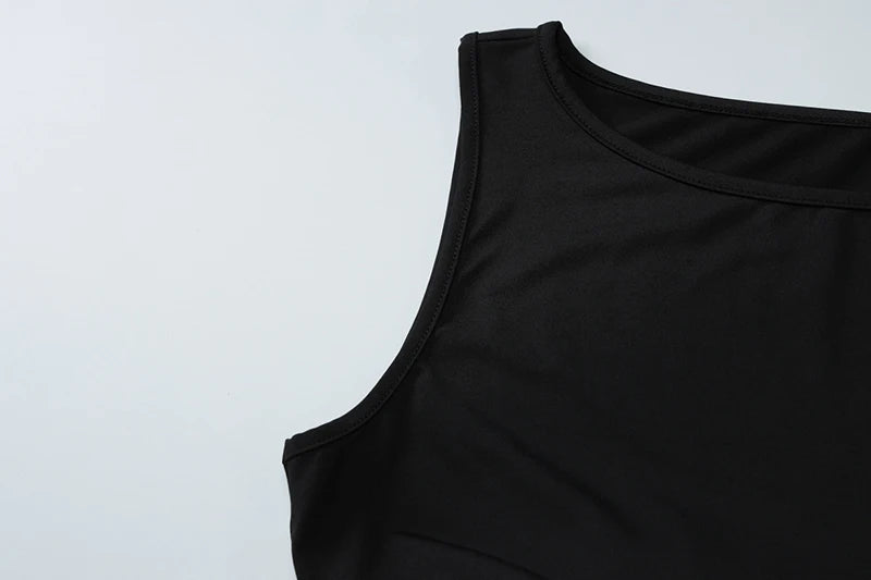 Sheer Lace Sleeveless Sexy Maxi Dress For Women Gown Summer Patchwork Fashion O Neck Bodycon Long Tank Dress Vestido