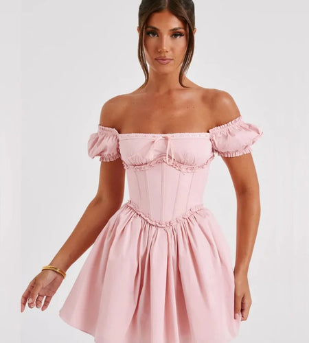 Elegant Sleeveless Tight Pleated Dress For Women Autumn 2024 New Sexy Backless Short Skirt Party Club Slim Evening Dress