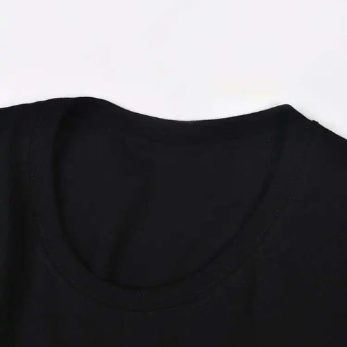 Load image into Gallery viewer, Women Black Layers Mesh Long Big Size Dress New Round Neck Short Sleeve Loose Fit Fashion Tide Spring Summer 2025 16R3054
